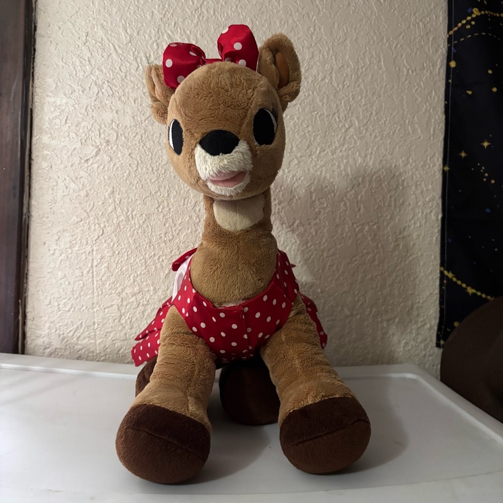 Build-A-Bear Workshop Clarice Rudolph Christmas Holiday Plush Stuffed Animal